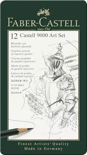 Faber-Castell Castell 9000 - Lápices para dibujo artístico de diferentes durezas