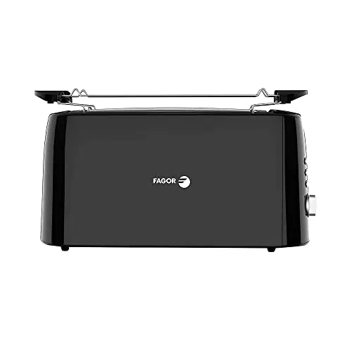 FAGOR Tostador LONGTOAST Duo de doble ranura, 1550W, 6 niveles de tostado