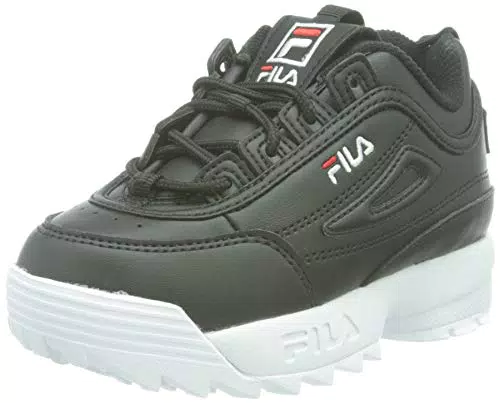 Fila Disruptor Kids, Zapatillas Unisex niños, Negro