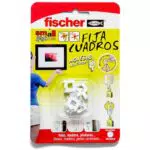 Fischer Fija Cuadros Reutilizable Sin Agujeros, Capacidad de Carga 8 Kg