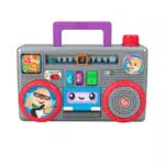 Fisher-Price Radio Divertida Ríe y Aprende con Luces y Sonidos para Bebés