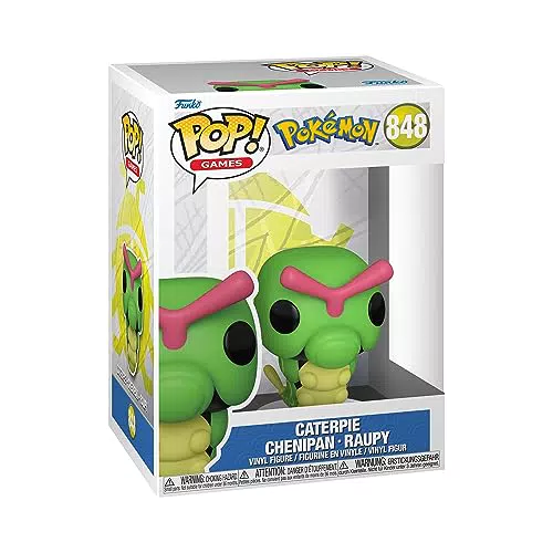 Funko Pop! Pokemon - Figura Coleccionable Caterpie para Fans y Coleccionistas