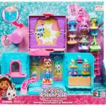 Gabby's Dollhouse Armario Arcoíris con Muñeca y Accesorios para Fotos