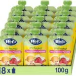 Hero Bolsitas de Plátano, Fresa y Manzana Sin Conservantes ni Azúcares Añadidos