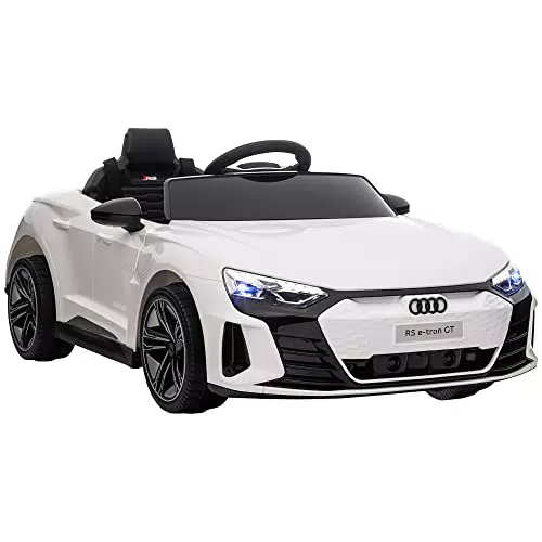 HOMCOM Coche Eléctrico Audi RS e-Tron GT para Niños +3 Años con Mando a Distancia