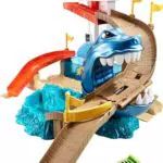 Hot Wheels Pista Tiburón Devorador - Pista de Coches de Juguete Mattel