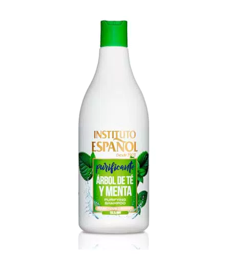 Instituto Español Champú Árbol de Té y Menta para un cabello fresco y saludable