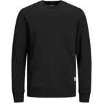 Jack and Jones Hombre Sudadera Cuello Redondo Manga Larga Negro M