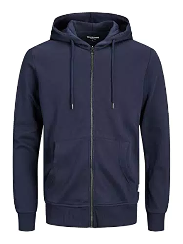 Jack & Jones Jjebasic Sweat Zip Hood Sudadera con Capucha para Hombre