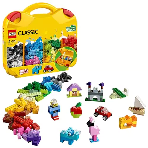 LEGO Maletín Creativo, Juguete de Almacenamiento y Juego de Construcción para Niños