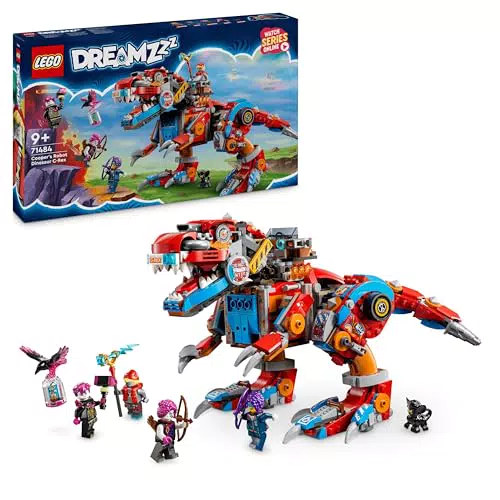 LEGO Dreamzzz Dinosaurio Robot C-Rex y Pterodáctilo, Juguete Reconstruible para Niños