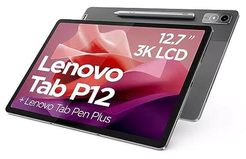 Lenovo Tab P12 - Tablet 12.7" 3K, MediaTek Dimensity 7050, 8 GB RAM, 128 GB