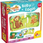Lisciani - Baby Memo - Los Bebés Animales - Juego de Sociedad Educativo - Juego de Memoria y Reflexión - 24 Tarjetas - Para Niños de 1 a 4 años - Carotina Baby