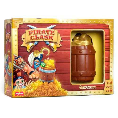 MAGICBOX Pirate Clash - Juego de Cartas Familiar de Observación y Rapidez