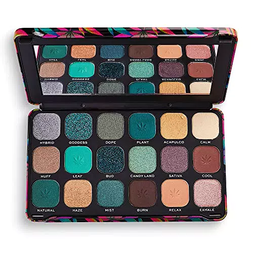 Makeup Revolution | Paleta de sombras de ojos Forever Flawless | Allure | 18 sombras | 19