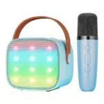 Karaoke para niños - Altavoz Bluetooth portátil con micrófono inalámbrico