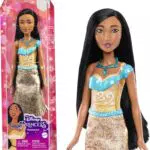 Mattel Muñeca Princesa Pocahontas con Pelo Largo, Juguete +3 Años (HLW07)