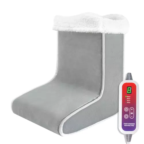 Mefine Calienta Pies Eléctrico con 6 Niveles de Temperatura y Desconexión Automática