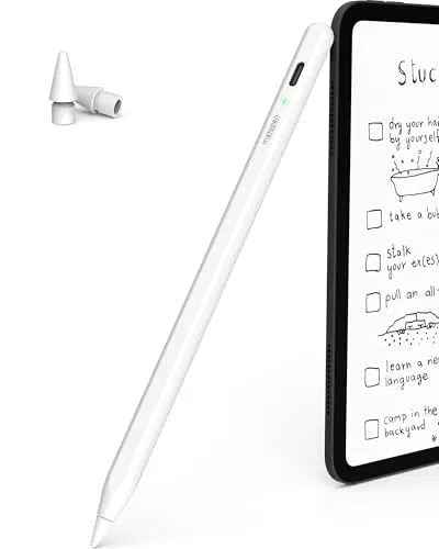 Metapen Air8 Lápiz Stylus Compatible con iPad 2018-2024, Precisión de Píxel