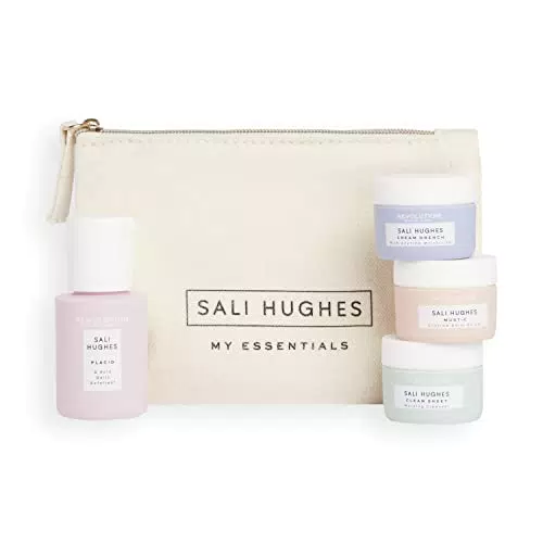 Revolution Skincare Mini Kit Sali Hughes: limpiador, exfoliante, sérum y crema