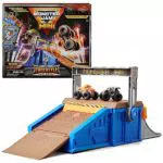 Monster Jam Mini Freestyle Flip Arena - Pista de Juguete para Niños 3+