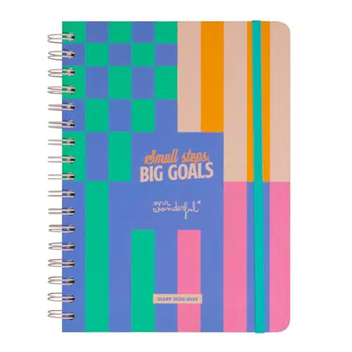 Mr. Wonderful Agenda Wonder 2024-25 Semanal para Celebrar Logros
