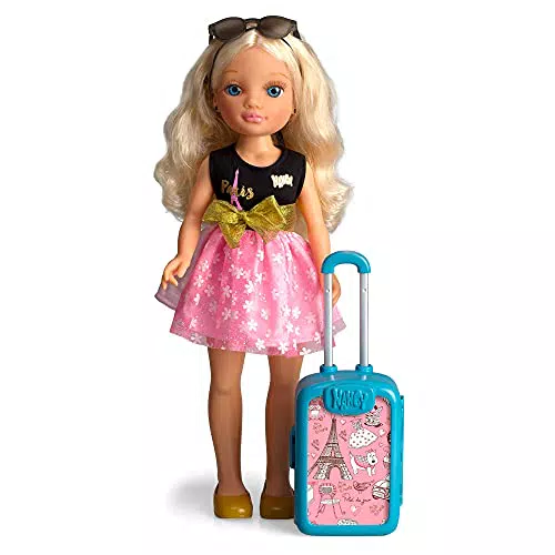 Famosa Nancy - Chic Viaja a París con Maleta para Accesorios de Muñeca