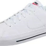 Nike Court Legacy Next Nature, Tennis Shoe Mujer, White/Black-Desert Ochre-Team Orange