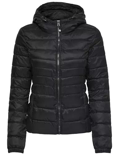 ONLY Onltahoe Hood Jacket Otw Noos Chaqueta, High Risk Red