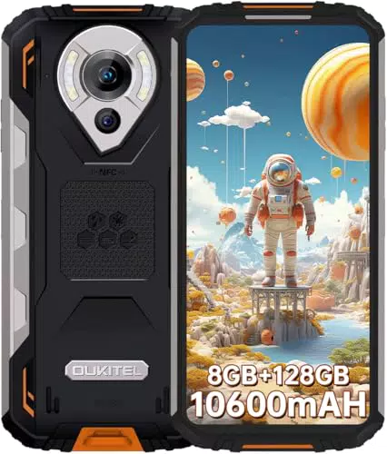 OUKITEL WP16 - Móvil Resistente 10600mAh, Cámara Nocturna 20MP, 128GB, Android 11