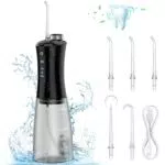 Pancellent Irrigador Bucal Portátil Recargable con Tanque de Agua de 350 ml