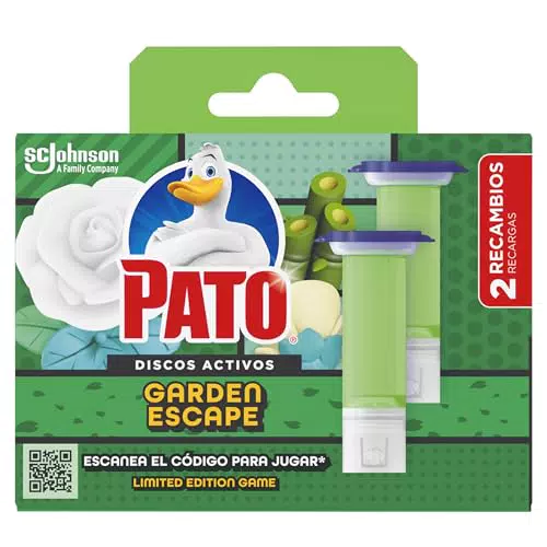 Pato Discos Activos Garden Escape - Recambios para limpieza del inodoro