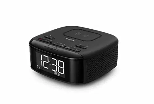 Philips R7705/10 Radiodespertador DAB+/FM con Bluetooth y Cargador Inalámbrico