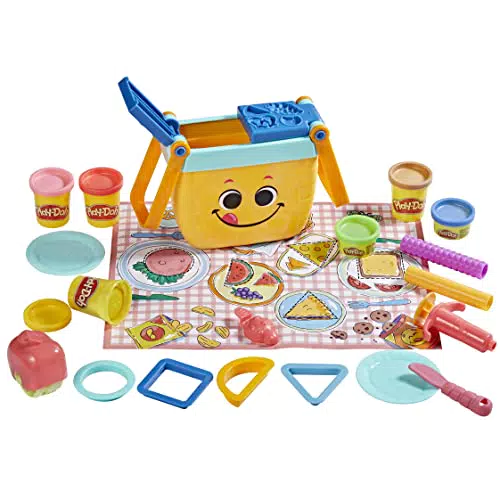 Play-Doh Picnic de las Formas - Juguete preescolar de pasta de modelar