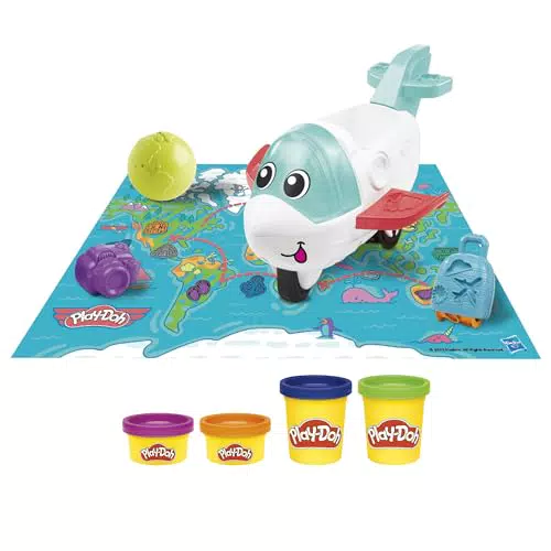 Play-Doh Set de Juego Primeras Creaciones con Avión de Juguete No Tóxico