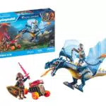 PLAYMOBIL Novelmore Dragón de Combate con Caballeros y Accesorios para Niños