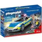 PLAYMOBIL Porsche 911 Carrera 4S Policía, a partir de 4 años