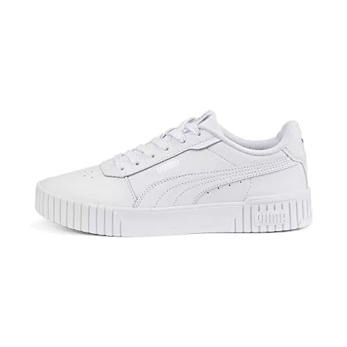 PUMA Carina 2.0, Zapatillas Mujer, Puma White Puma Black Puma Silver