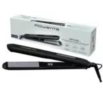Plancha de Pelo Rowenta Express Shine Aceite de Argán con Revestimiento Cerámico y 8 Temperaturas