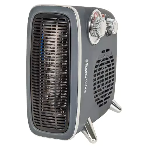 Russell Hobbs RHRETHFH1001G Calefactor Eléctrico 1800 W con Termostato Ajustable