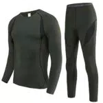 SAGUARO Camiseta y Mallas Térmicas Transpirables para Hombre - Conjunto Interior
