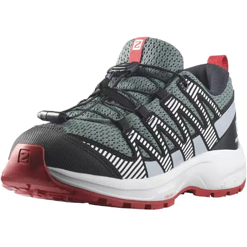 Salomon XA Pro V8 - Zapatos unisex para senderismo y carrera infantiles