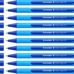 Schneider Bolígrafo de punta redonda modelo 152203 con capuchón y tinta azul