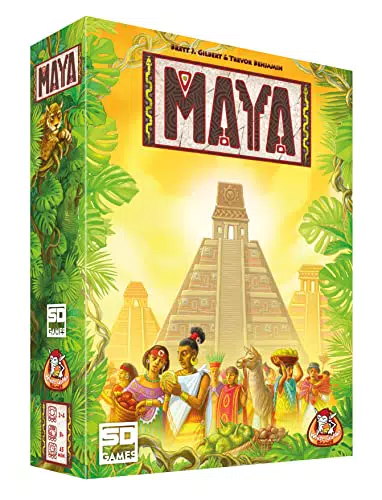 SD GAMES - Juego de Estrategia Maya - Tablero de Papel 23x32 cm