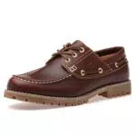 SL-Saint Zapatos Náuticos de Hombre Moc Toe Lace Up - Moda Casual Clásicos
