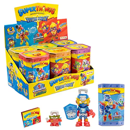 SUPERTHINGS - Rescue Force: Kazoom Kids con SuperThings y Accesorios de Combate