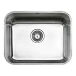 Teka Fregadero bajo Encimera BE 50.40 Plus 1C, Acero Inoxidable 53x43 cm