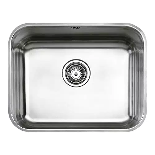 Teka Fregadero bajo Encimera BE 50.40 Plus 1C, Acero Inoxidable 53x43 cm