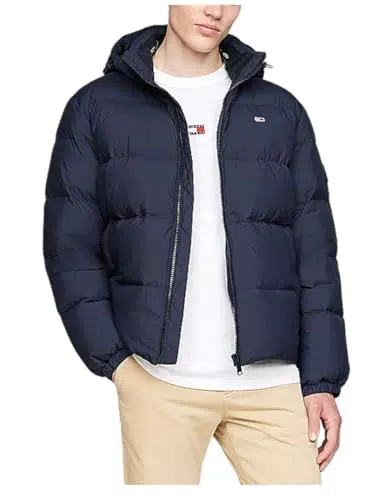Tommy Jeans Chaqueta Down Essential para Hombre, Modelo DM0DM19786