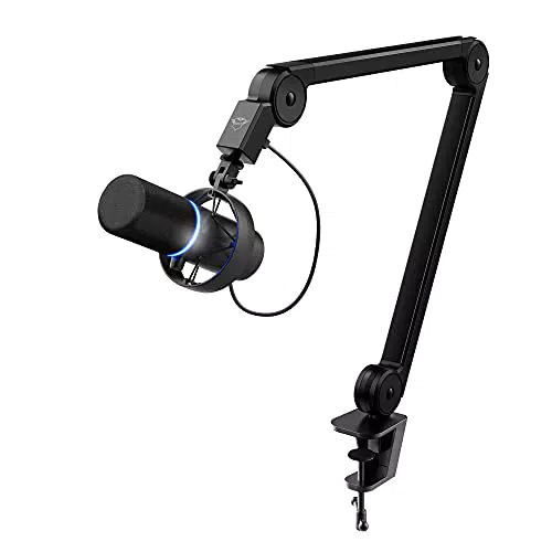 Trust Gaming GXT 255+ Onyx Micrófono Profesional USB para Grabación y Streaming